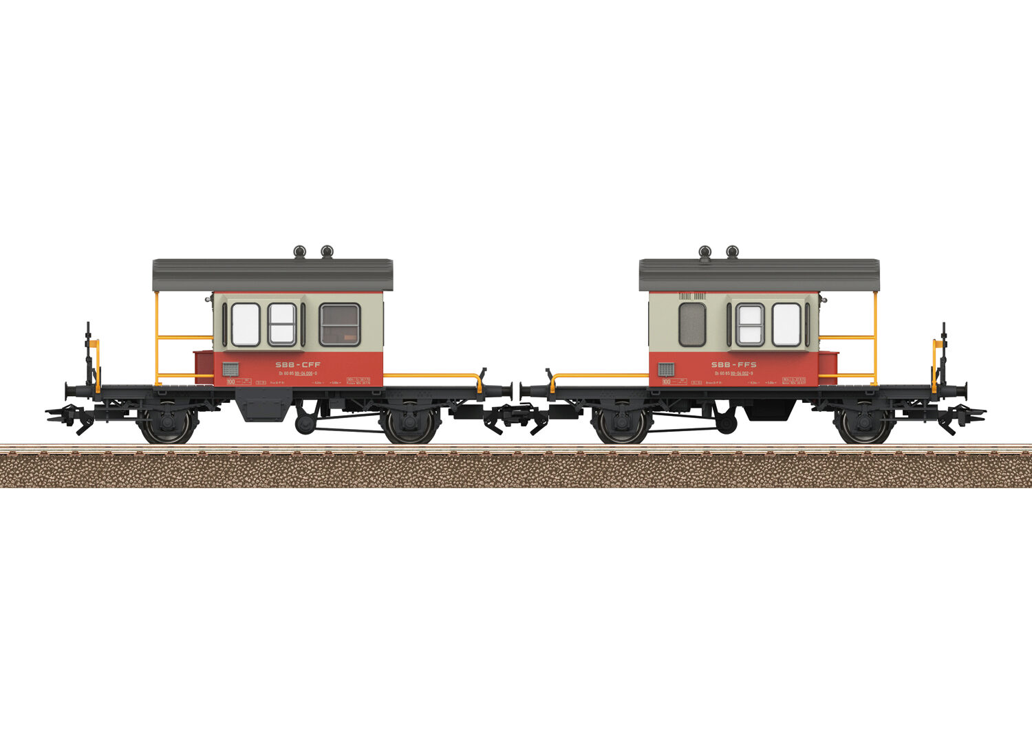 Trix 24650 SBB  Swiss Express  Kuppelwagen-Set Sputnik  2tlg